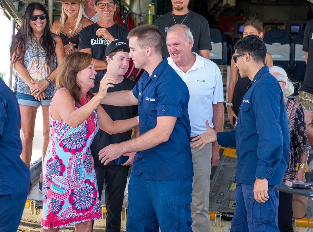 Coast Guard, partner agencies reunite with survivor in St. Augustine