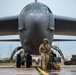 Security forces guarding a B-52H