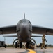 Security forces guarding a B-52H