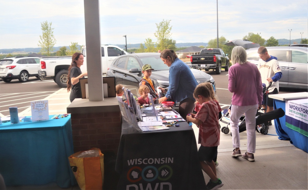 Military, family members enjoy a meal, fun during Military Appreciation Night event at Fort McCoy’s South Post