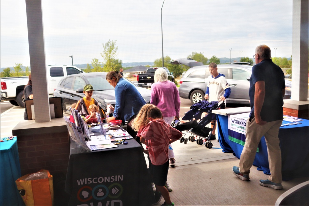 Military, family members enjoy a meal, fun during Military Appreciation Night event at Fort McCoy’s South Post