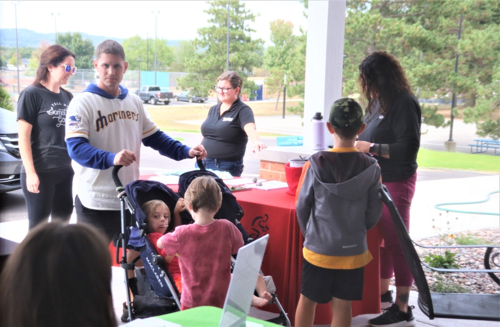 Military, family members enjoy a meal, fun during Military Appreciation Night event at Fort McCoy’s South Post