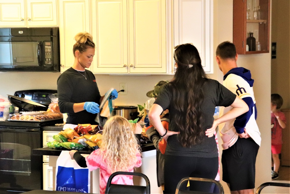 Military, family members enjoy a meal, fun during Military Appreciation Night event at Fort McCoy’s South Post