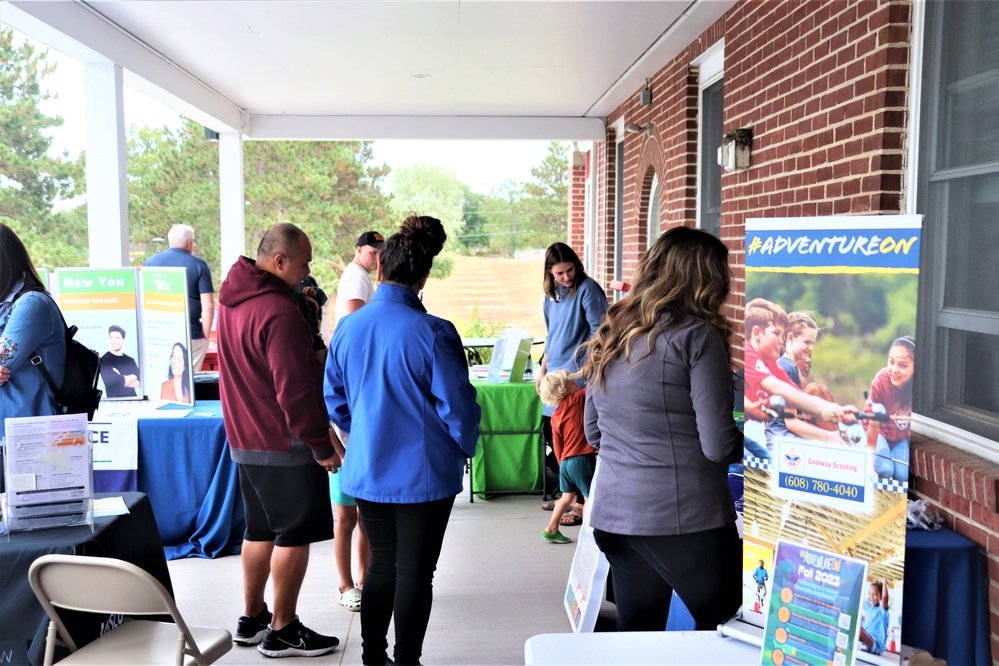 Military, family members enjoy a meal, fun during Military Appreciation Night event at Fort McCoy’s South Post