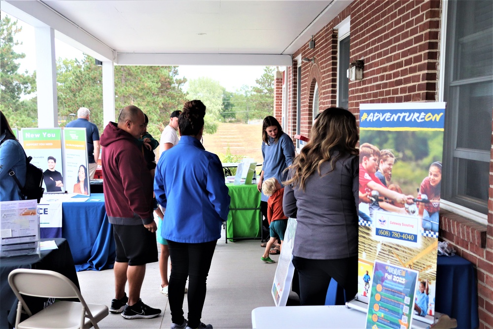 Military, family members enjoy a meal, fun during Military Appreciation Night event at Fort McCoy’s South Post