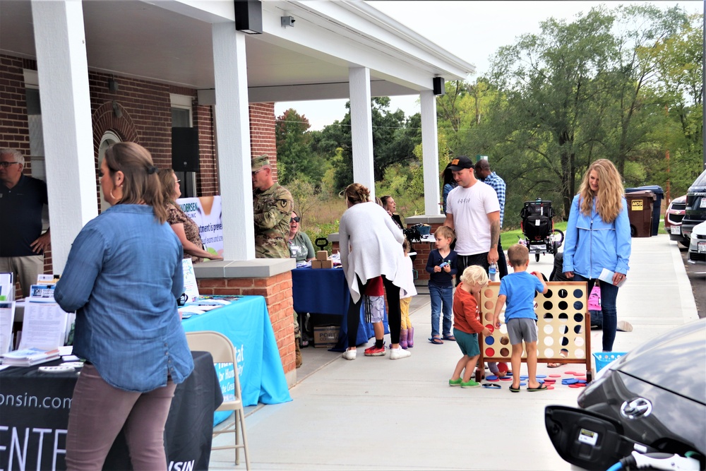 Military, family members enjoy a meal, fun during Military Appreciation Night event at Fort McCoy’s South Post