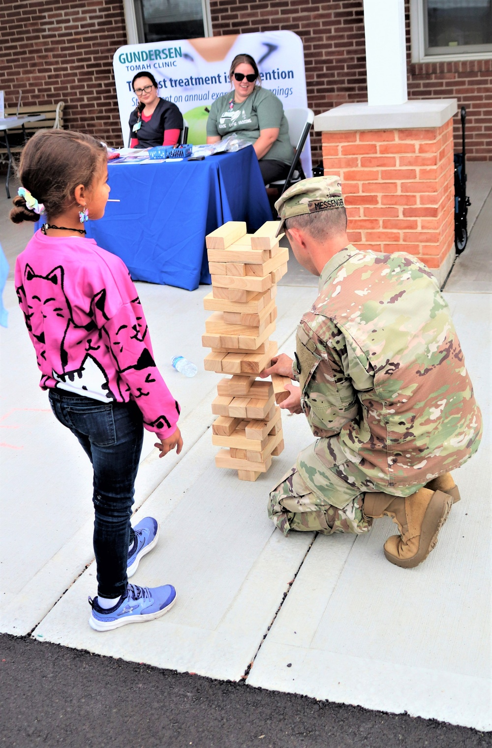 Military, family members enjoy a meal, fun during Military Appreciation Night event at Fort McCoy’s South Post