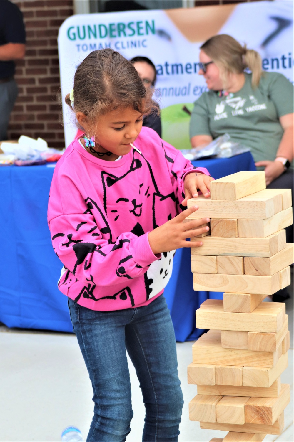 Military, family members enjoy a meal, fun during Military Appreciation Night event at Fort McCoy’s South Post