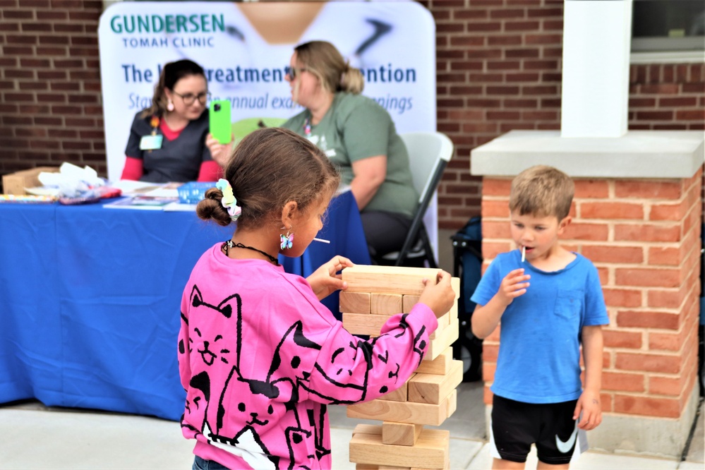 Military, family members enjoy a meal, fun during Military Appreciation Night event at Fort McCoy’s South Post