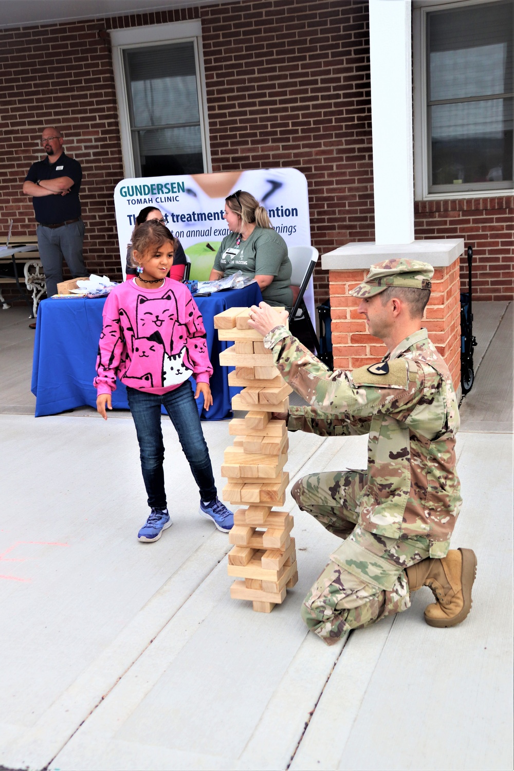 Military, family members enjoy a meal, fun during Military Appreciation Night event at Fort McCoy’s South Post