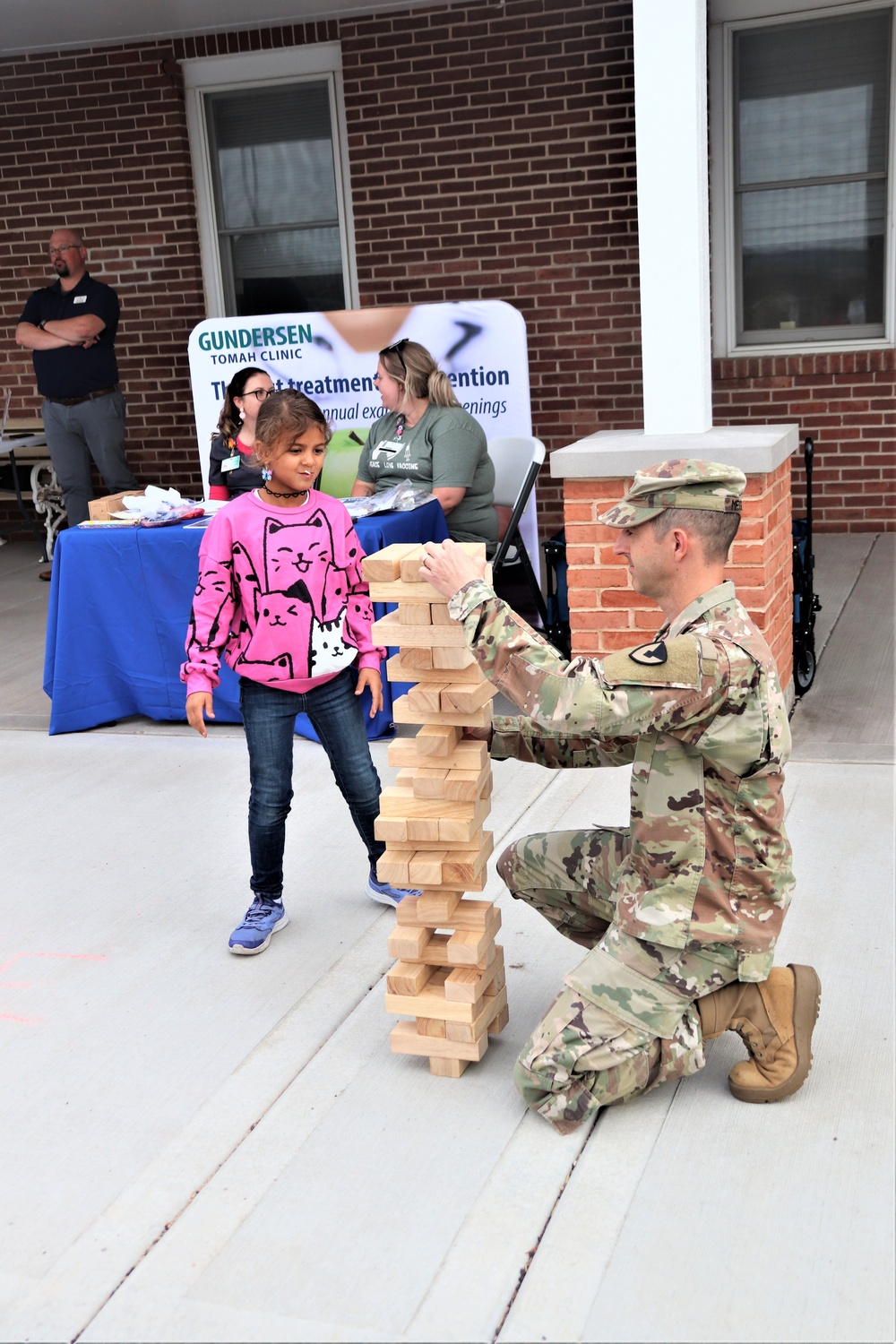 Military, family members enjoy a meal, fun during Military Appreciation Night event at Fort McCoy’s South Post