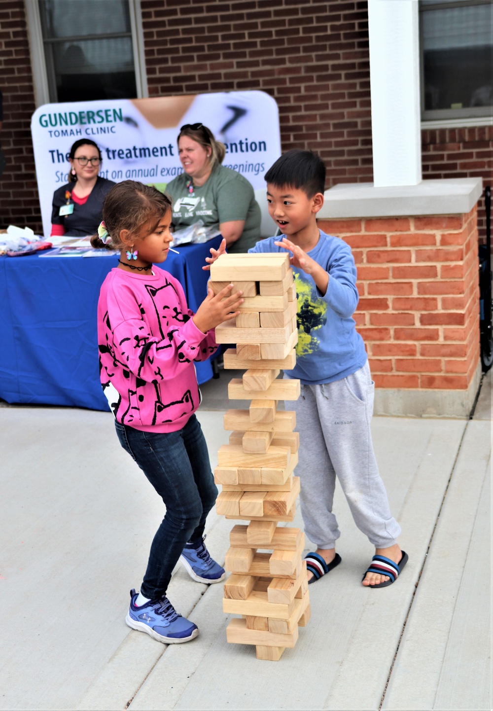 Military, family members enjoy a meal, fun during Military Appreciation Night event at Fort McCoy’s South Post