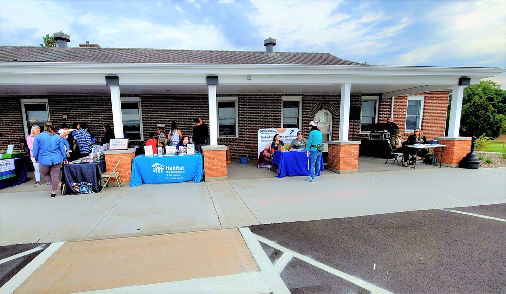 Military, family members enjoy a meal, fun during Military Appreciation Night event at Fort McCoy’s South Post