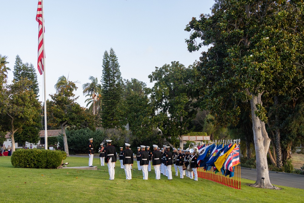 Camp Pendleton hosts 81st annual Evening Colors Ceremony