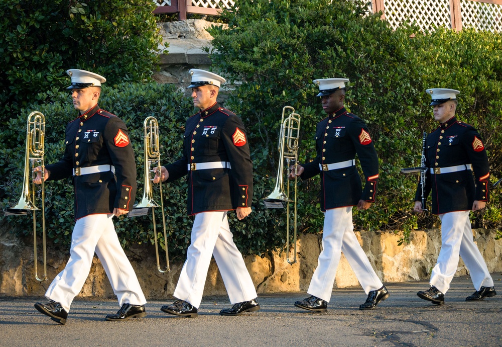 Camp Pendleton hosts 81st annual Evening Colors Ceremony