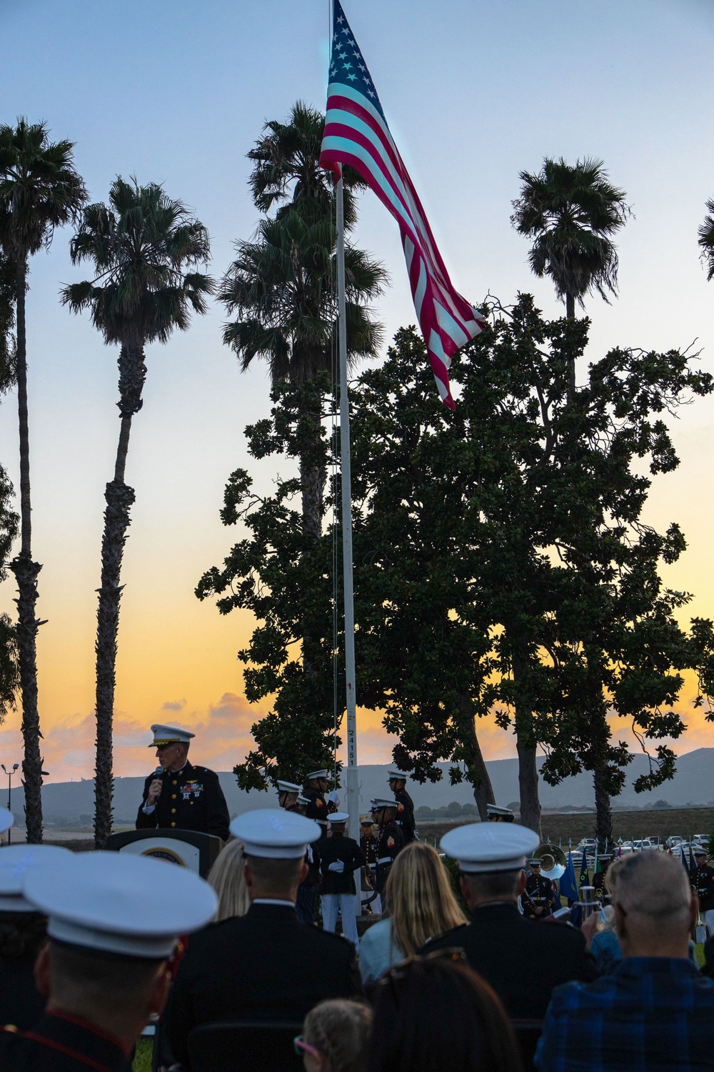 Camp Pendleton hosts 81st annual Evening Colors Ceremony