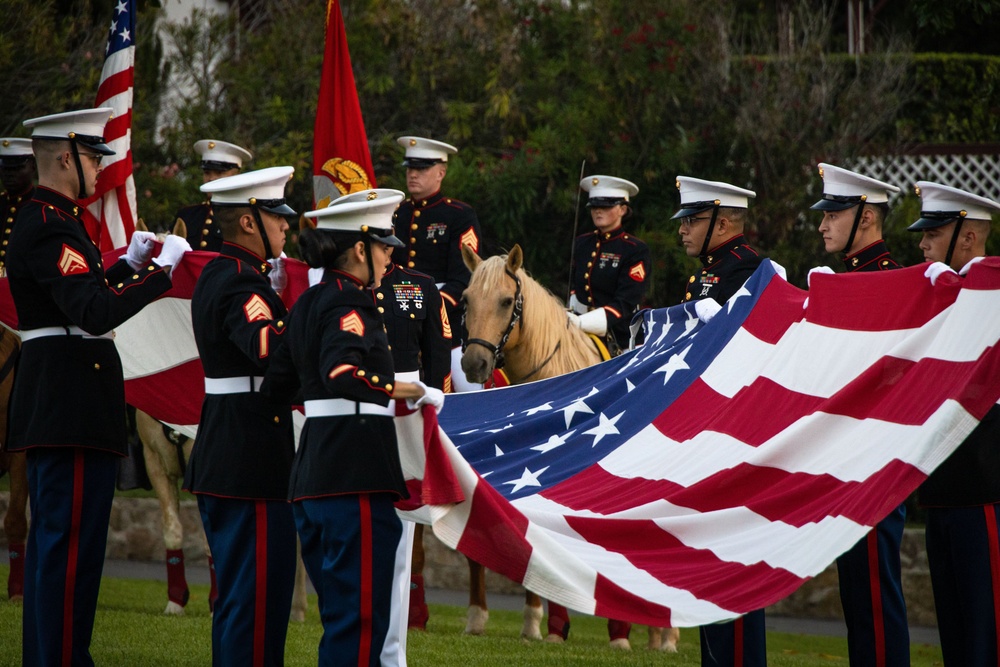 Camp Pendleton hosts 81st annual Evening Colors Ceremony