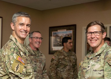 Special Visit by Col. Matthew Tucker and Chief Master Sgt. Clint Grizzell at Camp 'Bull' Simons