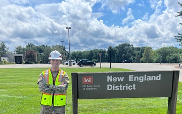 Cadet Leo Puntillo takes summer internship at USACE New England District