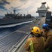 HMS Prince of Wales Receives Fuel from USNS Supply During Resupply Operation at Sea