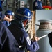 HMS Prince of Wales Receives Fuel from USNS Supply During Resupply Operation at Sea