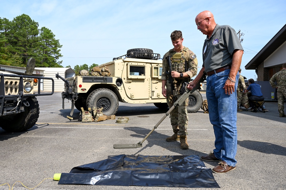 AMC Civic Leaders, command team visit Herk Nation