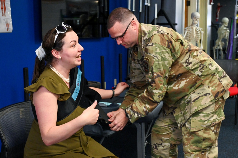 AMC Civic Leaders, command team visit Herk Nation