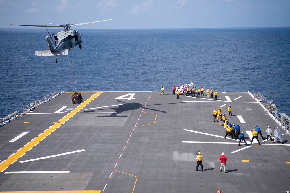 Flight Operations Onboard USS Boxer (LHD 4)