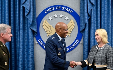 CSAF Brown meets U.S. Ambassador to Ukraine Brink