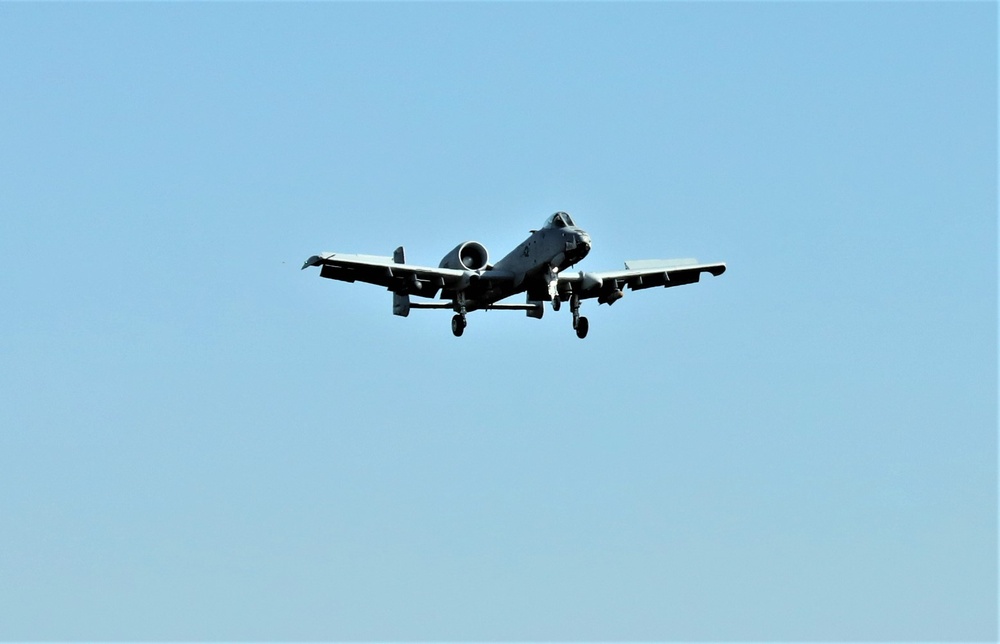 Air Force A-10s hold September 2023 training at Fort McCoy