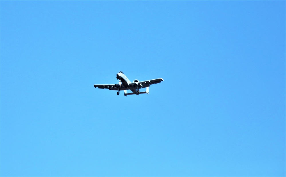 Air Force A-10s hold September 2023 training at Fort McCoy