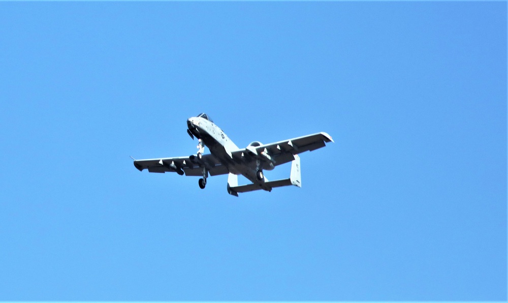 Air Force A-10s hold September 2023 training at Fort McCoy