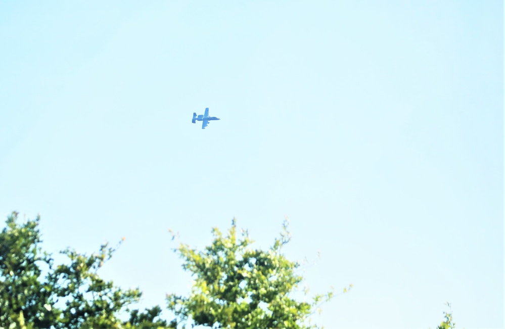 Air Force A-10s hold September 2023 training at Fort McCoy