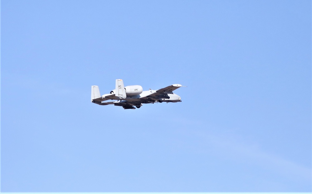 Air Force A-10s hold September 2023 training at Fort McCoy