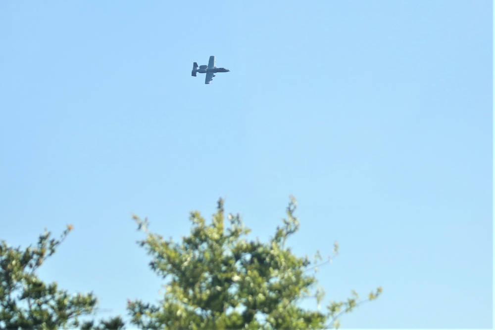 Air Force A-10s hold September 2023 training at Fort McCoy