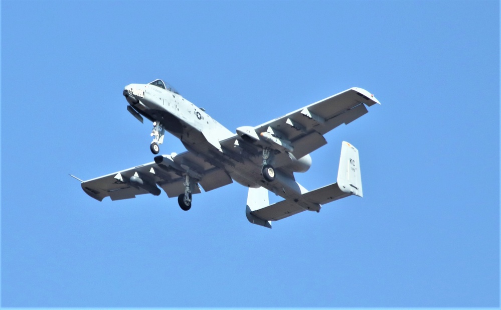 Air Force A-10s hold September 2023 training at Fort McCoy