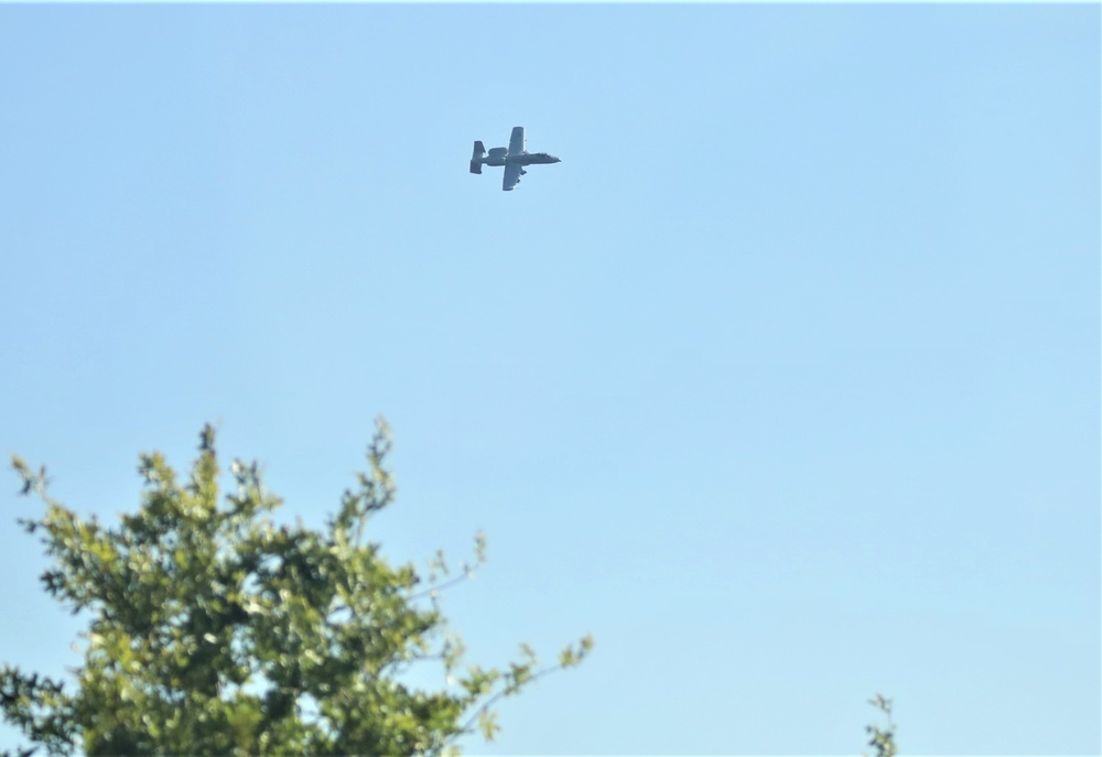 Air Force A-10s hold September 2023 training at Fort McCoy