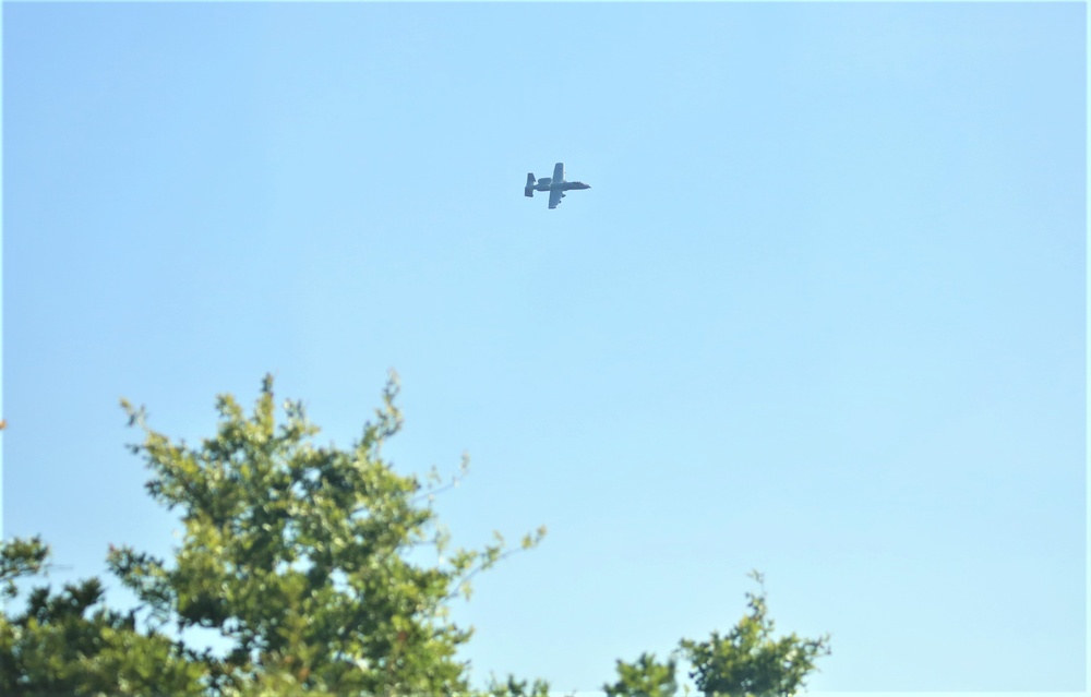 Air Force A-10s hold September 2023 training at Fort McCoy