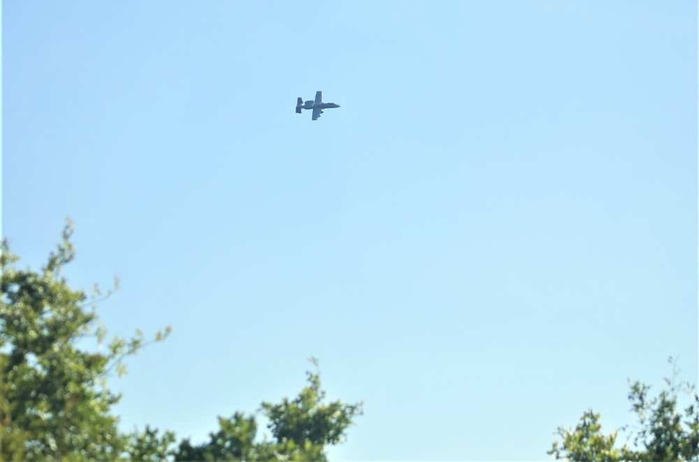 Air Force A-10s hold September 2023 training at Fort McCoy