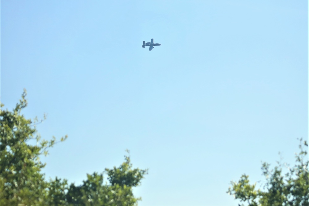 Air Force A-10s hold September 2023 training at Fort McCoy