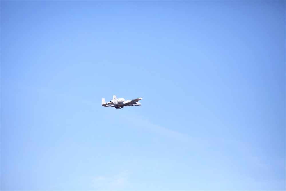 Air Force A-10s hold September 2023 training at Fort McCoy