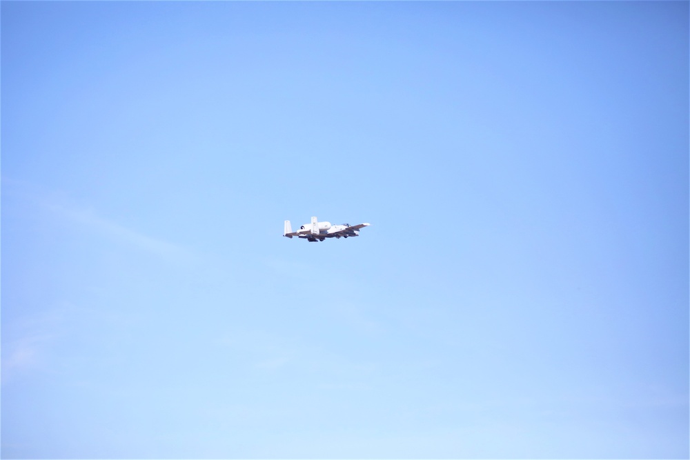 Air Force A-10s hold September 2023 training at Fort McCoy