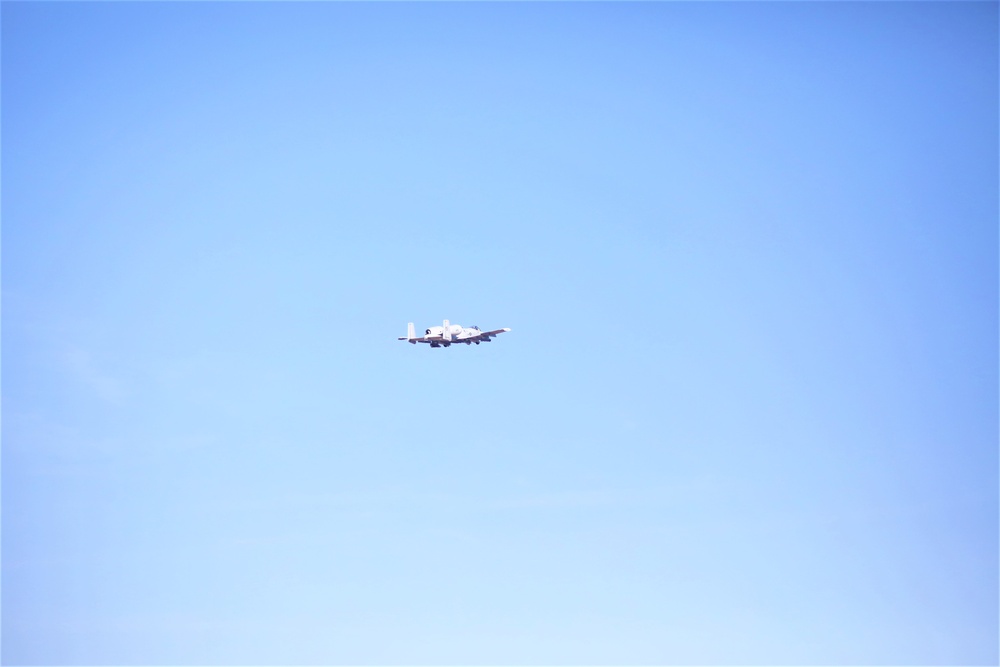 Air Force A-10s hold September 2023 training at Fort McCoy