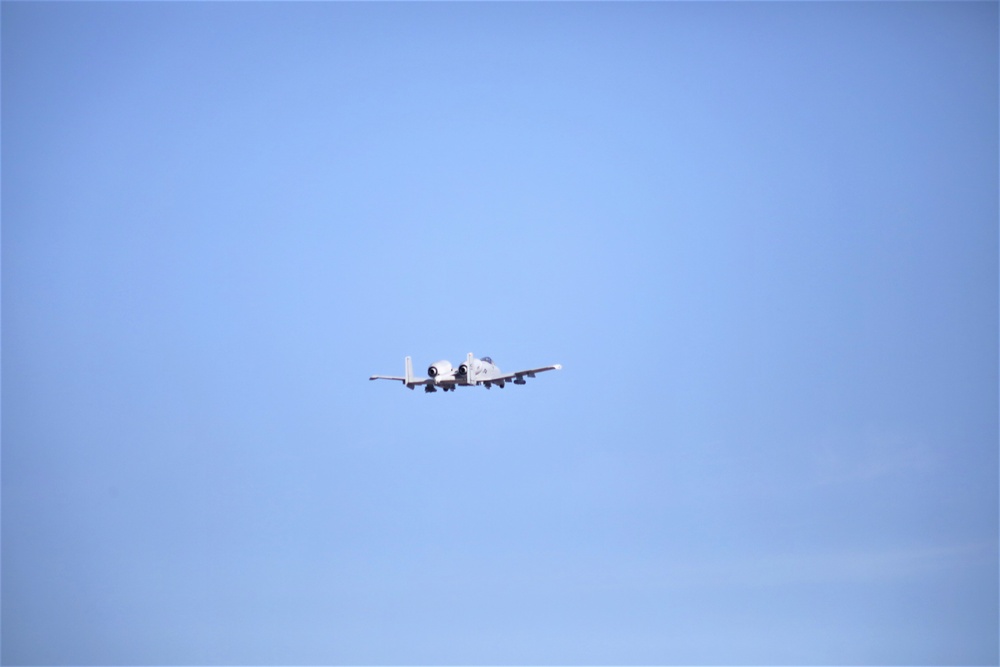 Air Force A-10s hold September 2023 training at Fort McCoy