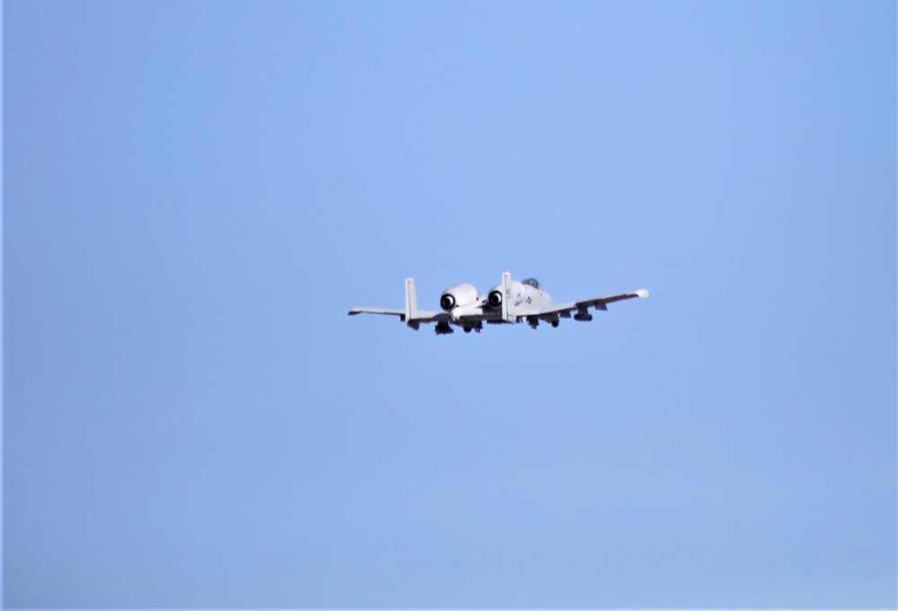 Air Force A-10s hold September 2023 training at Fort McCoy