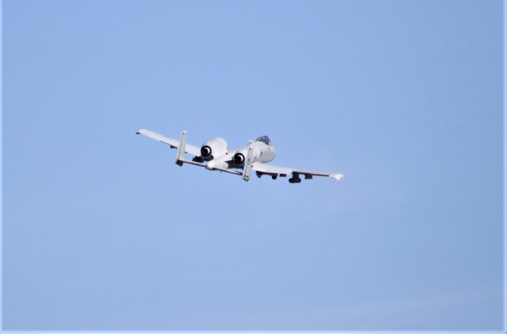 Air Force A-10s hold September 2023 training at Fort McCoy