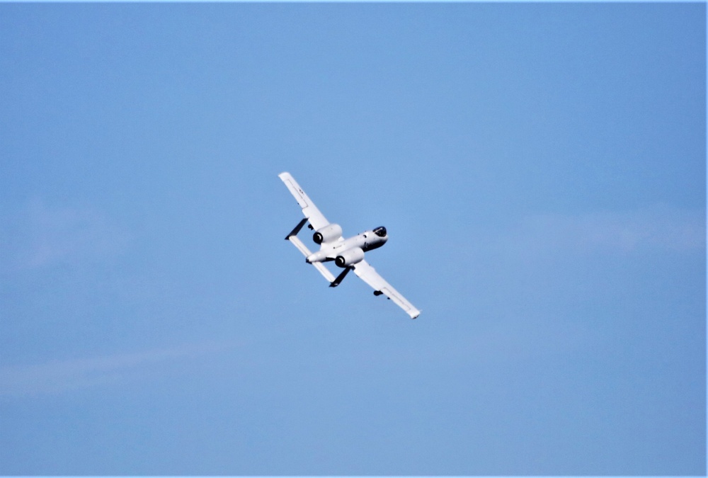 Air Force A-10s hold September 2023 training at Fort McCoy