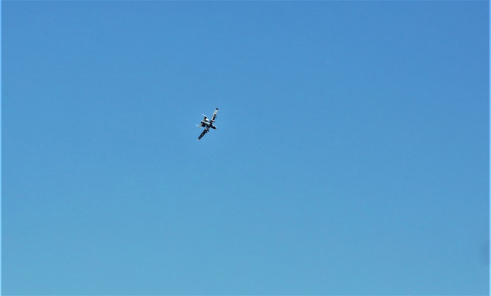 Air Force A-10s hold September 2023 training at Fort McCoy