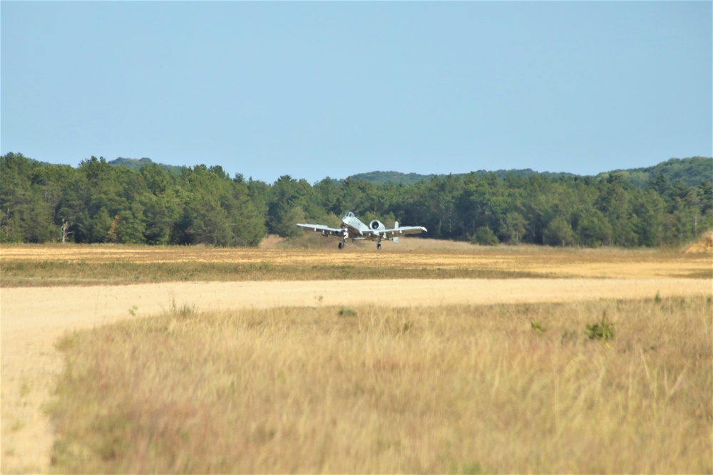 Air Force A-10s hold September 2023 training at Fort McCoy