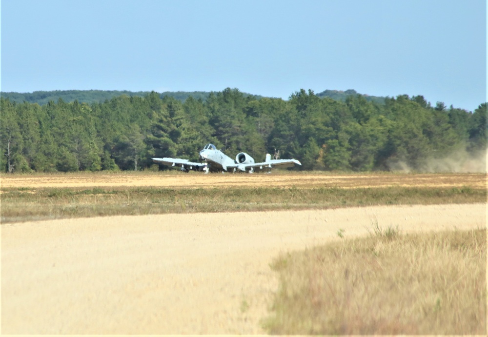 Air Force A-10s hold September 2023 training at Fort McCoy